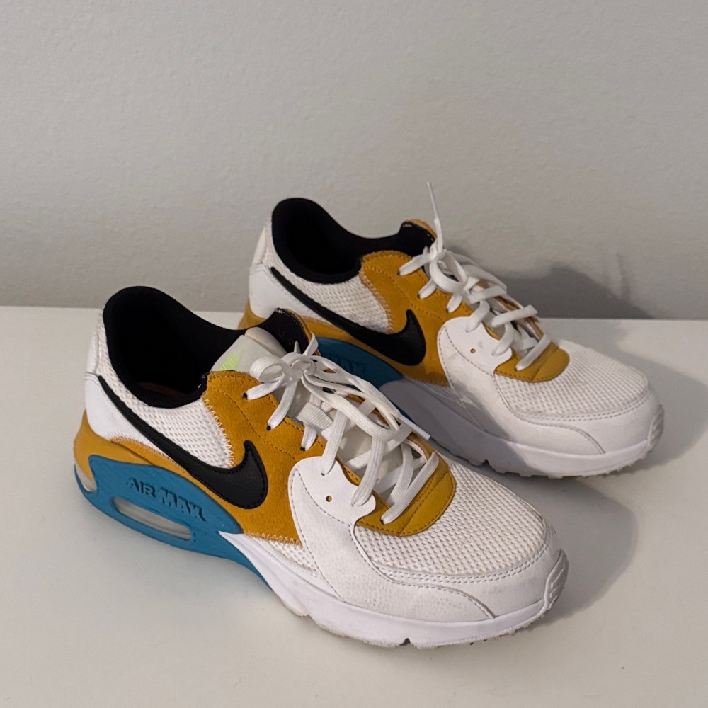 Nike Men’s Air Max White/Yellow/Blue